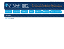 Tablet Screenshot of careers.atmae.org